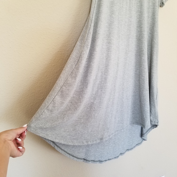 LuLaRoe Grey T-Shirt Dress- Simply Comfortable - Picture 4 of 7